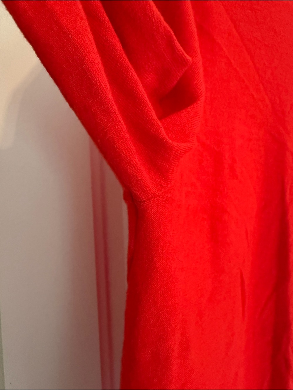 Cabi Cobblestone Cardigan Sweater Red Back Zip V-Neck Medium - Picture 6 of 8